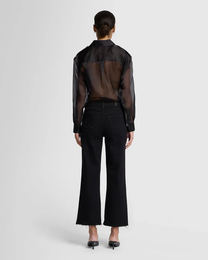 7 For All Mankind - WOMEN's DENIM CROPPED ALEXA 7U601189 - Image 3