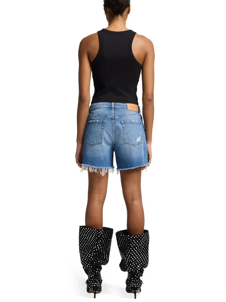 7 FOR ALL MANKIND- WOMEN'S MONROE DENIM SHORT - Image 3