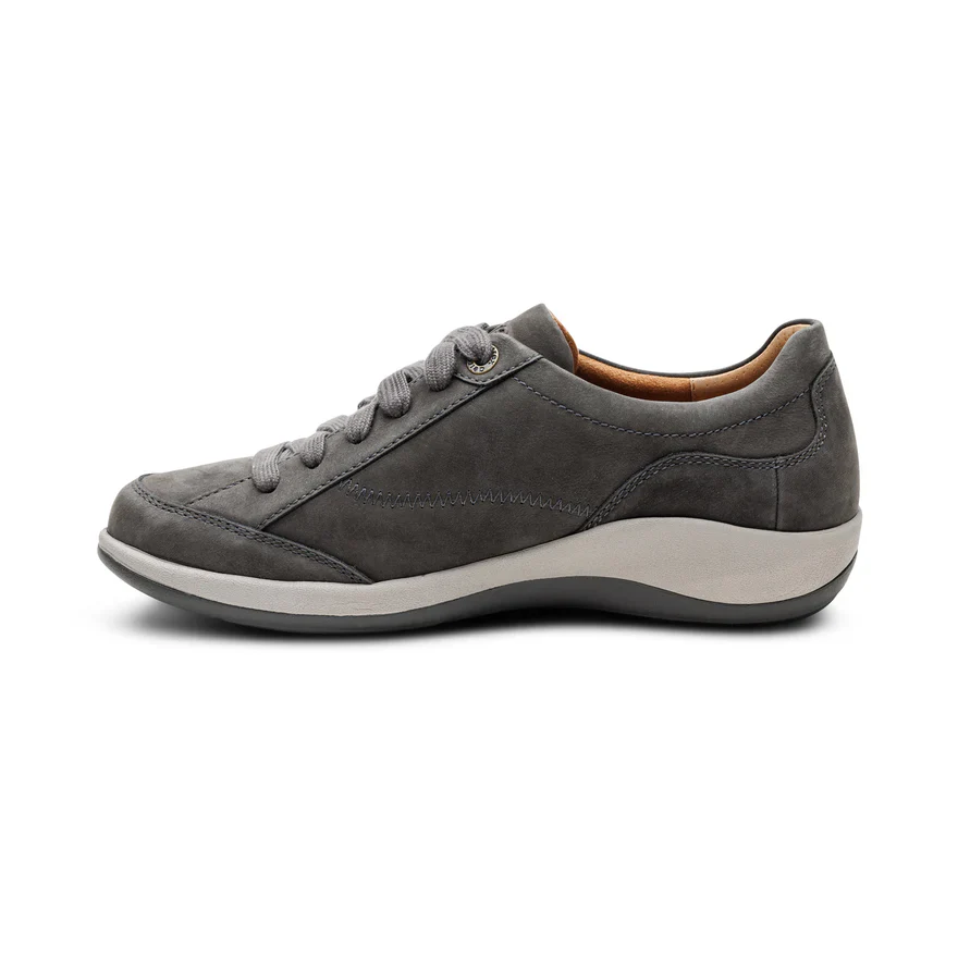 AETREX- WOMEN'S DAHLIA CHARCOAL LACE-UP OXFORD SHOE - Image 3