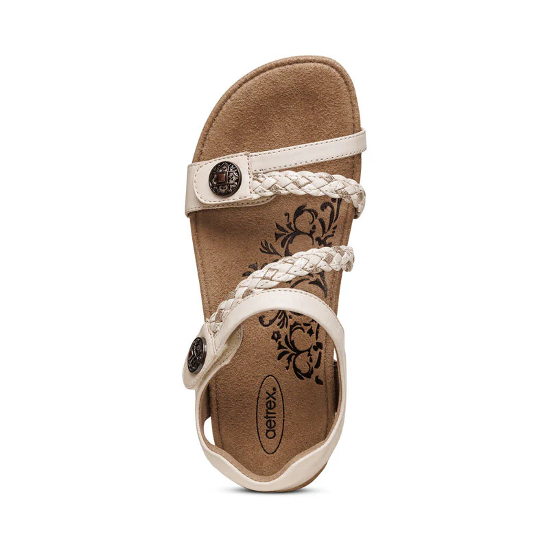 AETREX- WOMEN'S JILLIAN BRAIDED SANDAL - Image 4