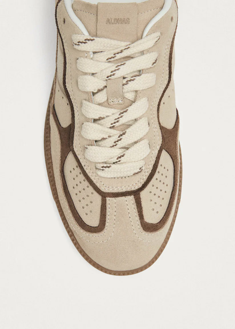 ALOHAS - WOMEN'S MULE CREAM LEATHER SNEAKERS - Image 3