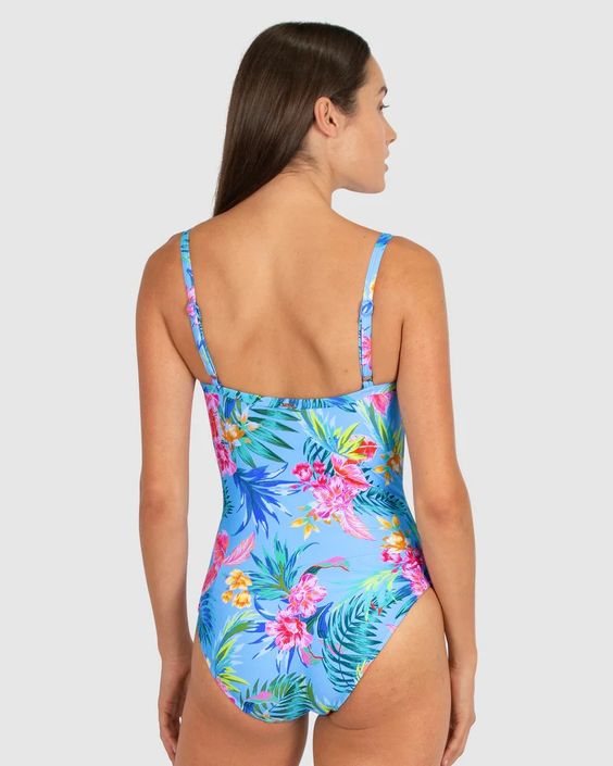 BAKU- WOMEN'S 1PC BERMUDA FLORAL SWIMSUIT - Image 3