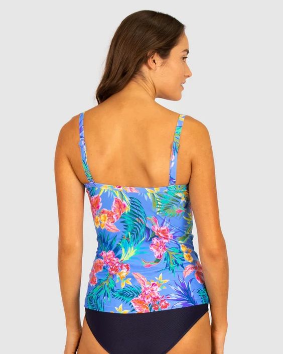 BAKU- WOMEN'S BERMUDA FLORAL SINGLET SWIM TOP - Image 3