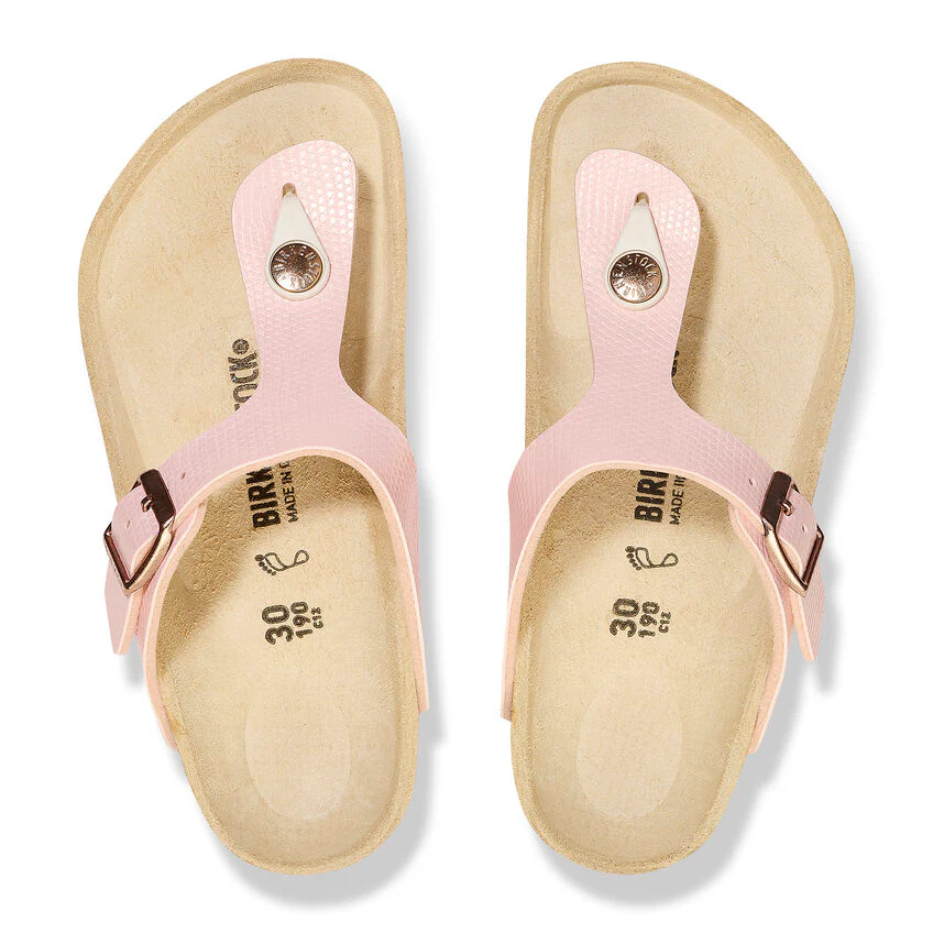 BIRKENSTOCK- KIDS GIZEH BF BIRKO-FLOR EMBOSSED SANDAL - Image 3