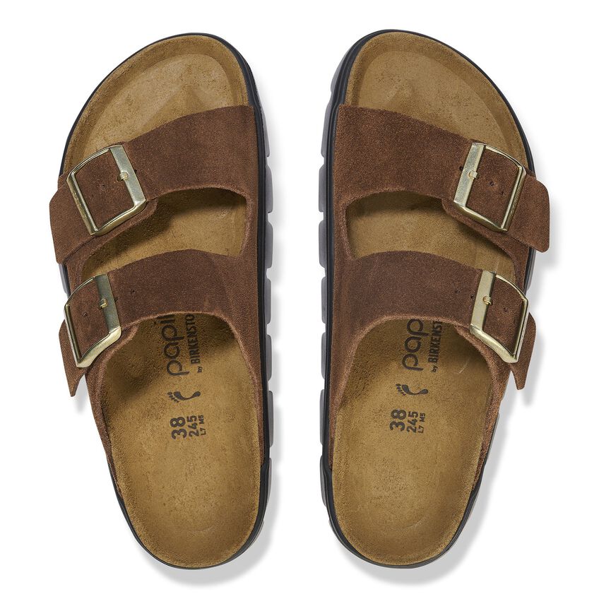 BIRKENSTOCK- ARIZONA CHUNKY SUEDE LEATHER SANDAL - Image 3