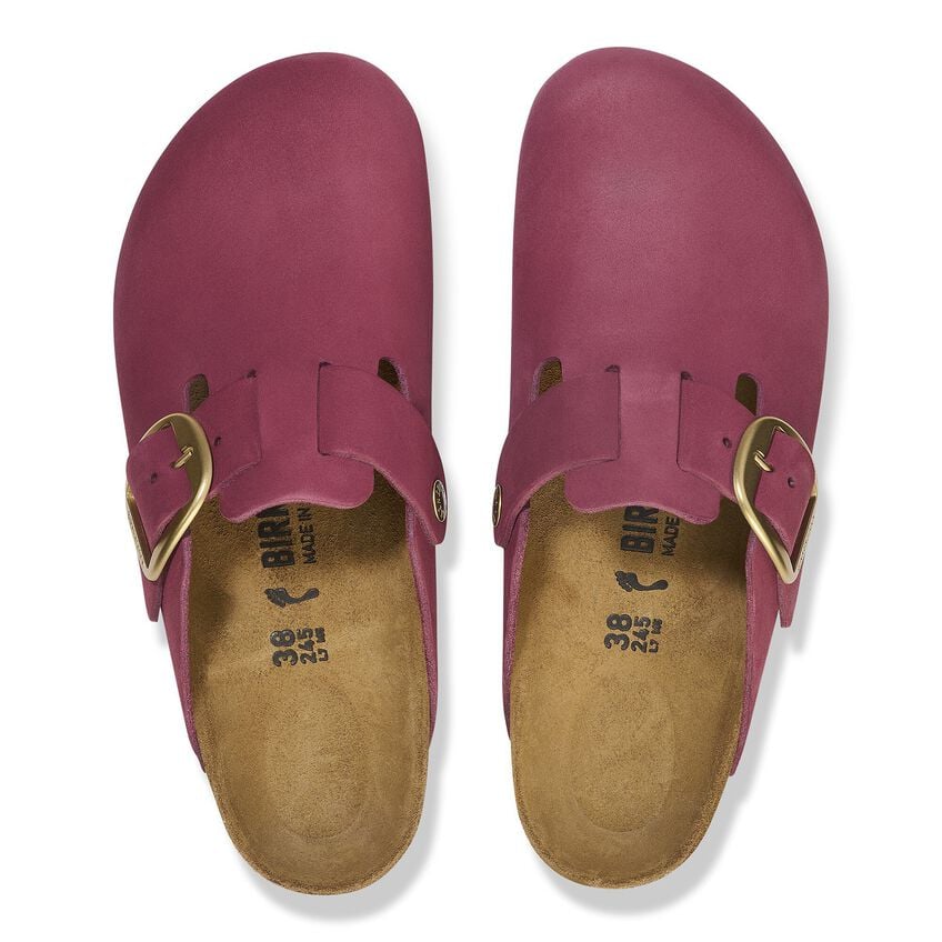 BIRKENSTOCK- BOSTON NUBUCK LEATHER BIG BUCKLE SHOE - Image 3