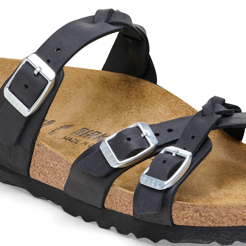 BIRKENSTOCK- FRANCA BRAIDED OILED LEATHER SANDAL - Image 3