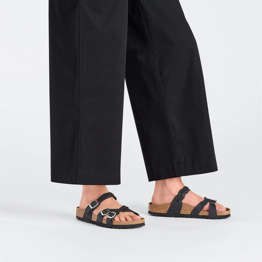 BIRKENSTOCK- FRANCA BRAIDED OILED LEATHER SANDAL - Image 6