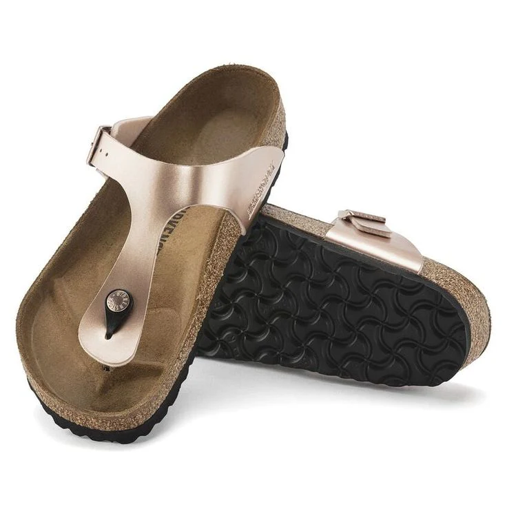 BIRKENSTOCK- GIZAH METALLIC BIRKO-FLOR SANDAL - Image 4