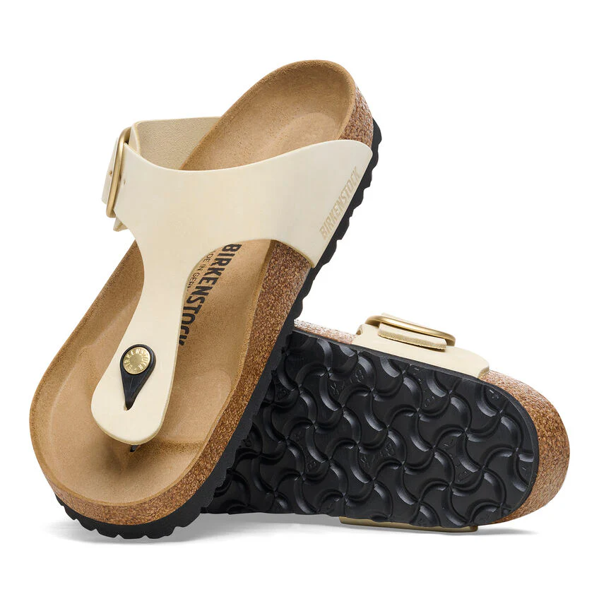BIRKENSTOCK- GIZEH BIG BUCKLE NUBUCK LEATHER SANDAL - Image 5