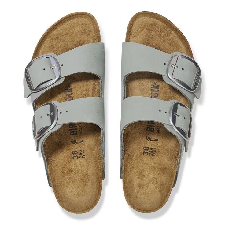 BIRKENSTOCK- ARIZONA BIG BUCKLE NUBUCK SANDAL - Image 3