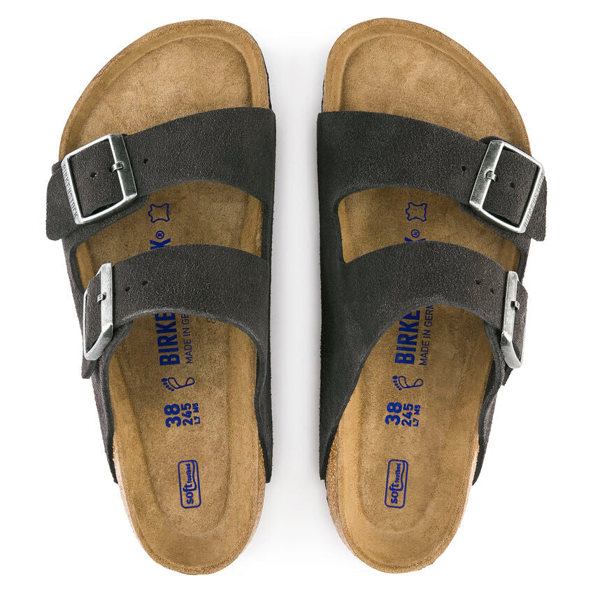 BIRKENSTOCK- ARIZONA SOFT FOOTBED SUEDE LEATHER SANDAL - Image 3