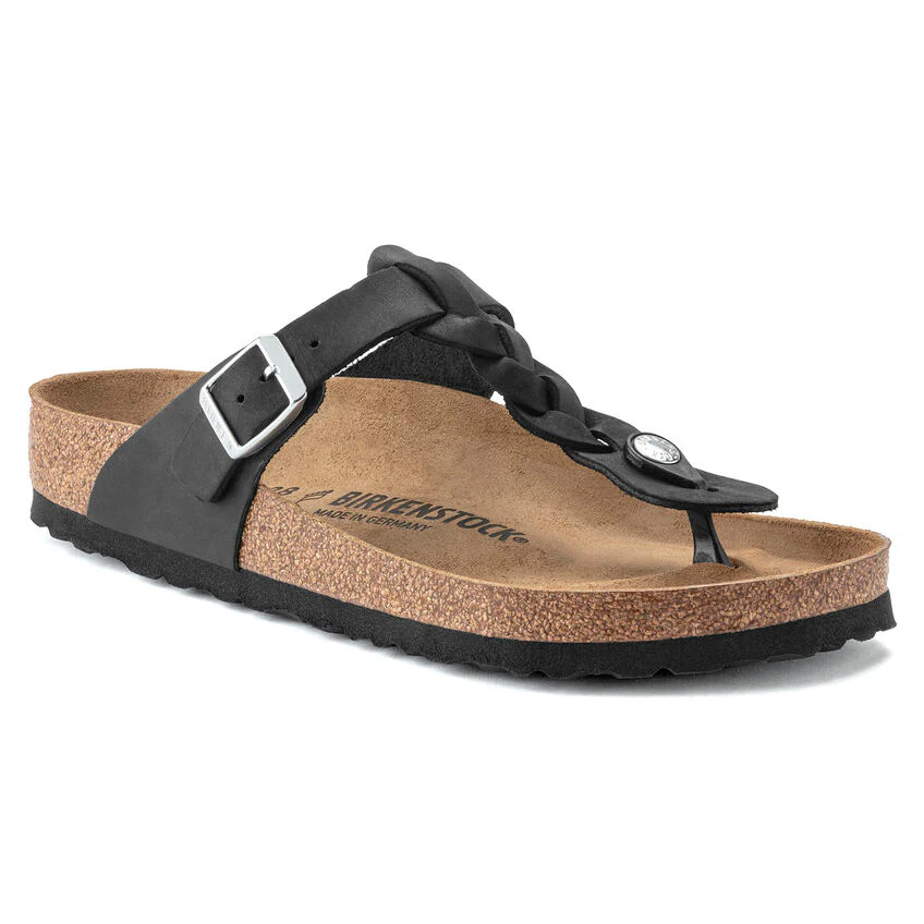 BIRKENSTOCK- GIZEH OILED LEATHER SANDAL - Image 2