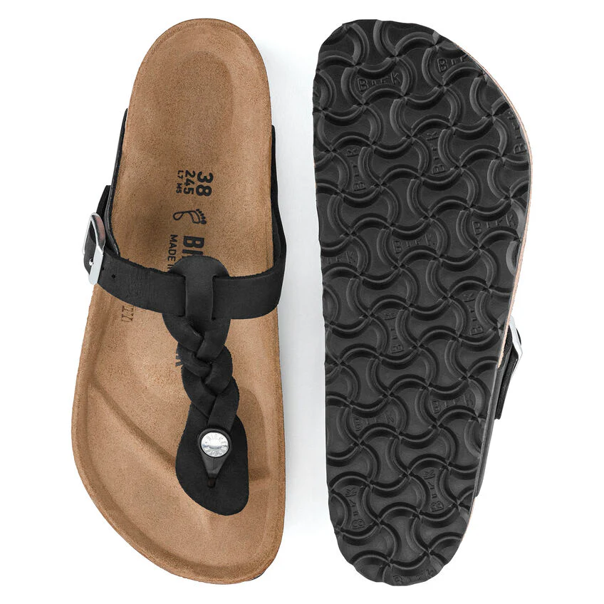 BIRKENSTOCK- GIZEH OILED LEATHER SANDAL - Image 6