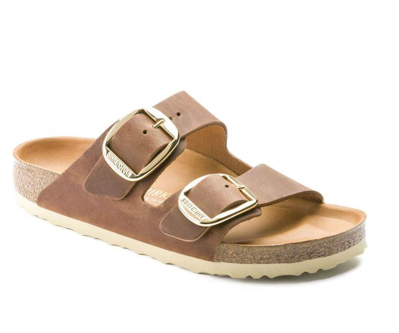 BIRKENSTOCK - ARIZONA BIG BUCKLE OILED LEATHER SANDAL - Image 2