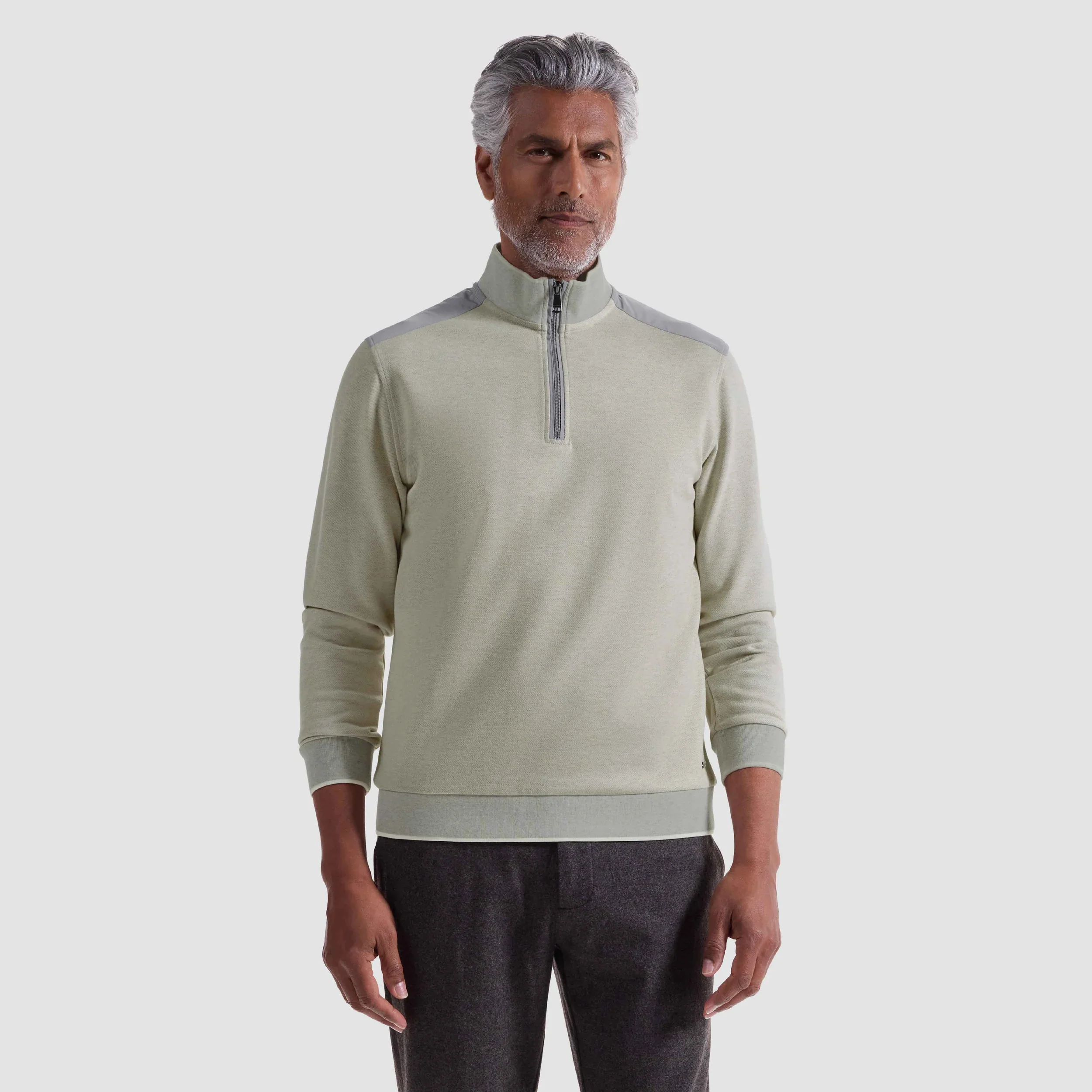 BUGATCHI - MEN'S 1/4 ZIP SWEATER - Image 2