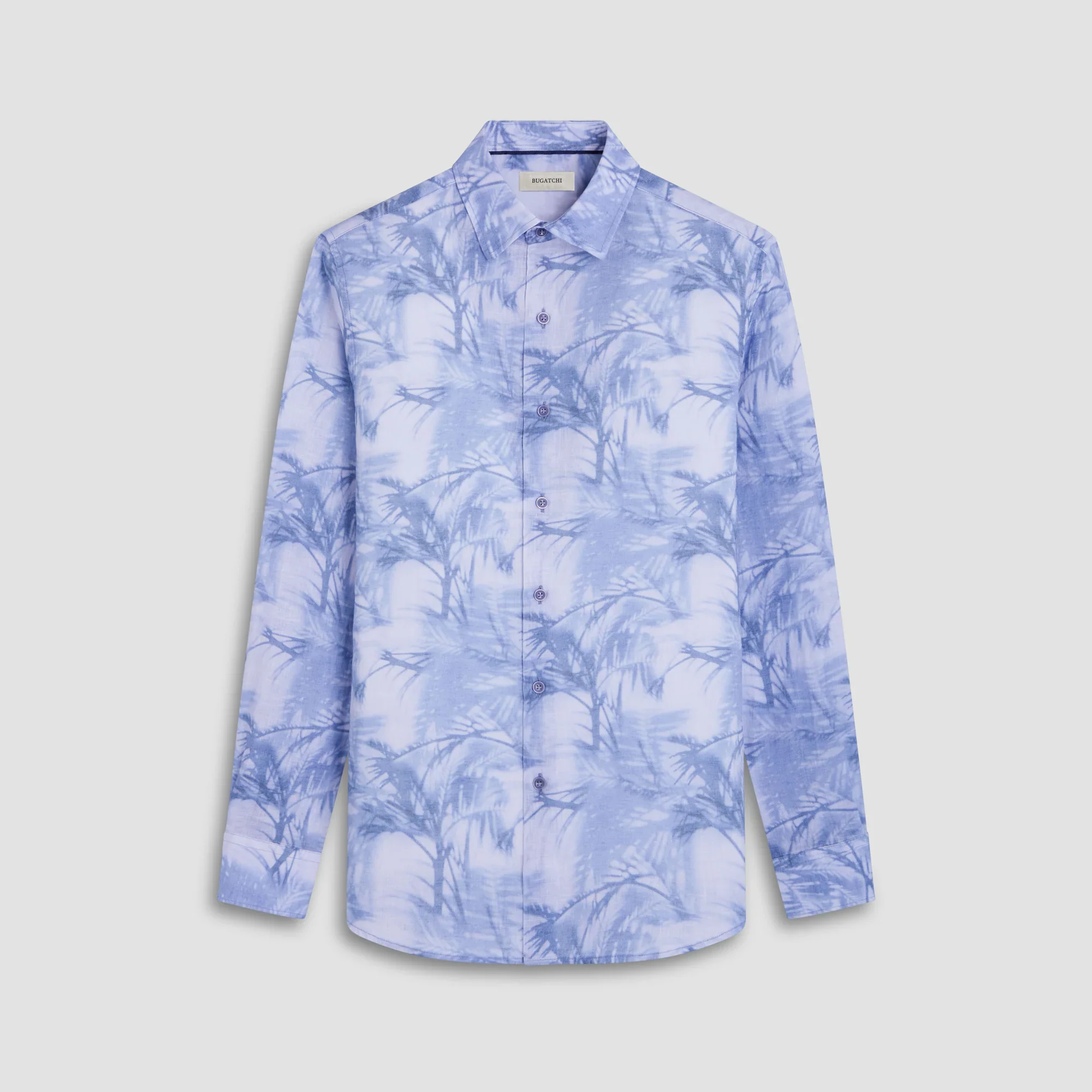 BUGATCHI- Men's Julian Palm Tree Shirt - Image 5