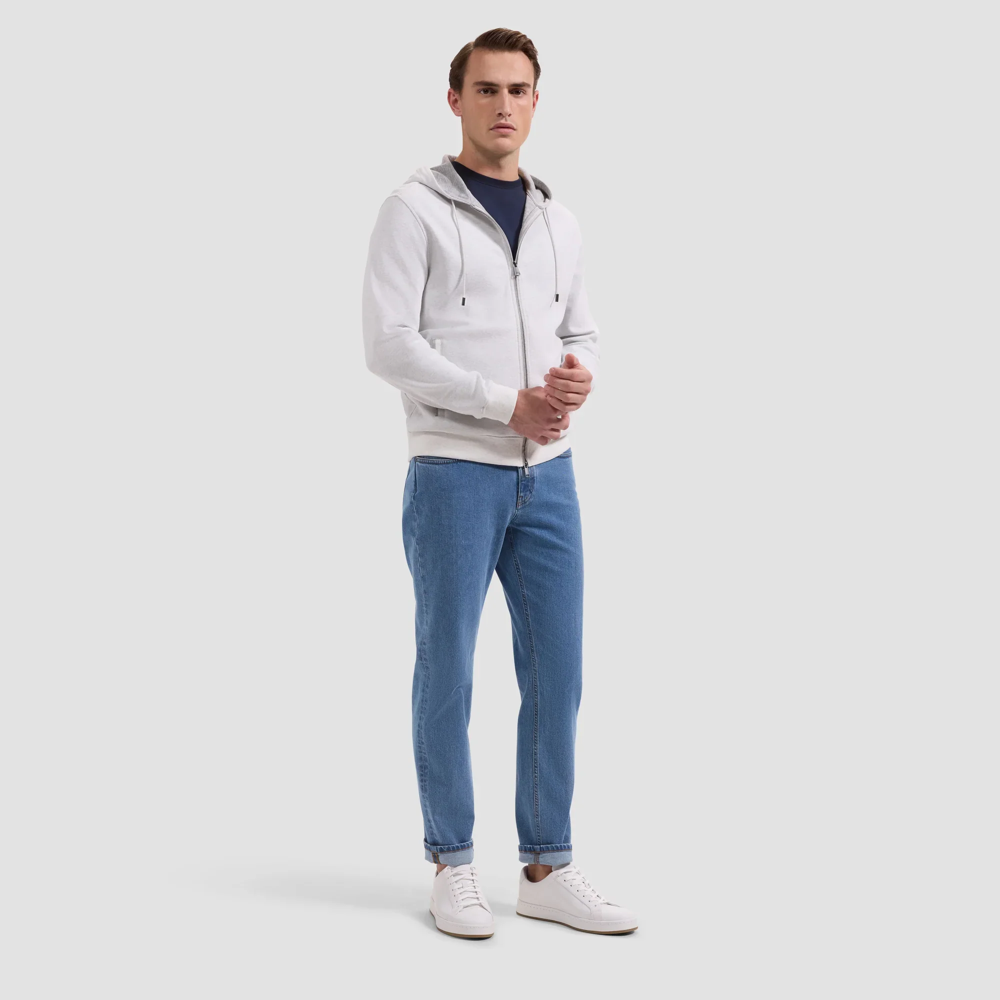BUGATCHI - L/S FULL ZIP HOODIE JF2407K83 - Image 3