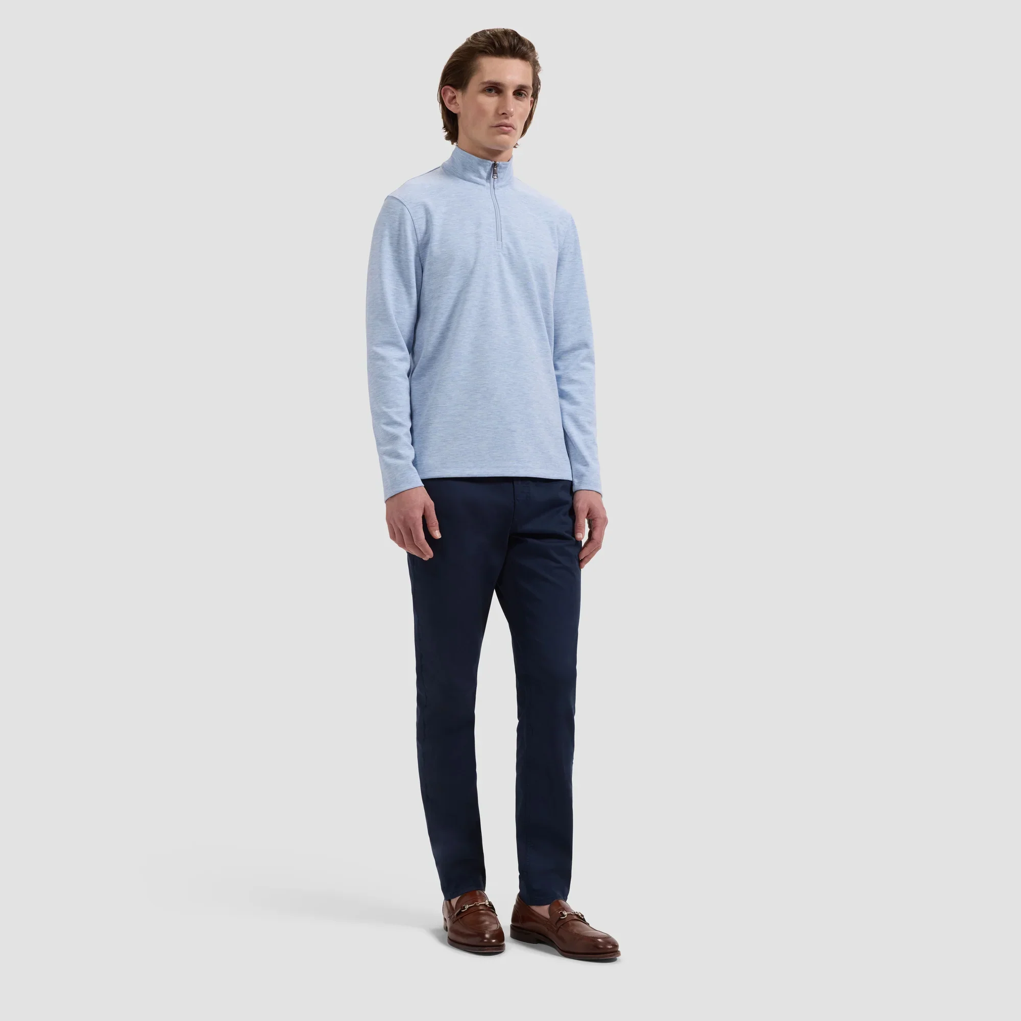 BUGATCHI - L/S QUARTER ZIP KNIT JF2425K88 - Image 9