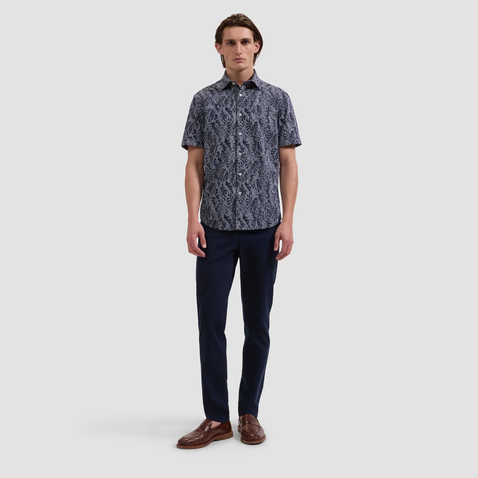 BUGATCHI - OOOHCOTTON MILES SS SHIRT JF9149F40 - Image 3