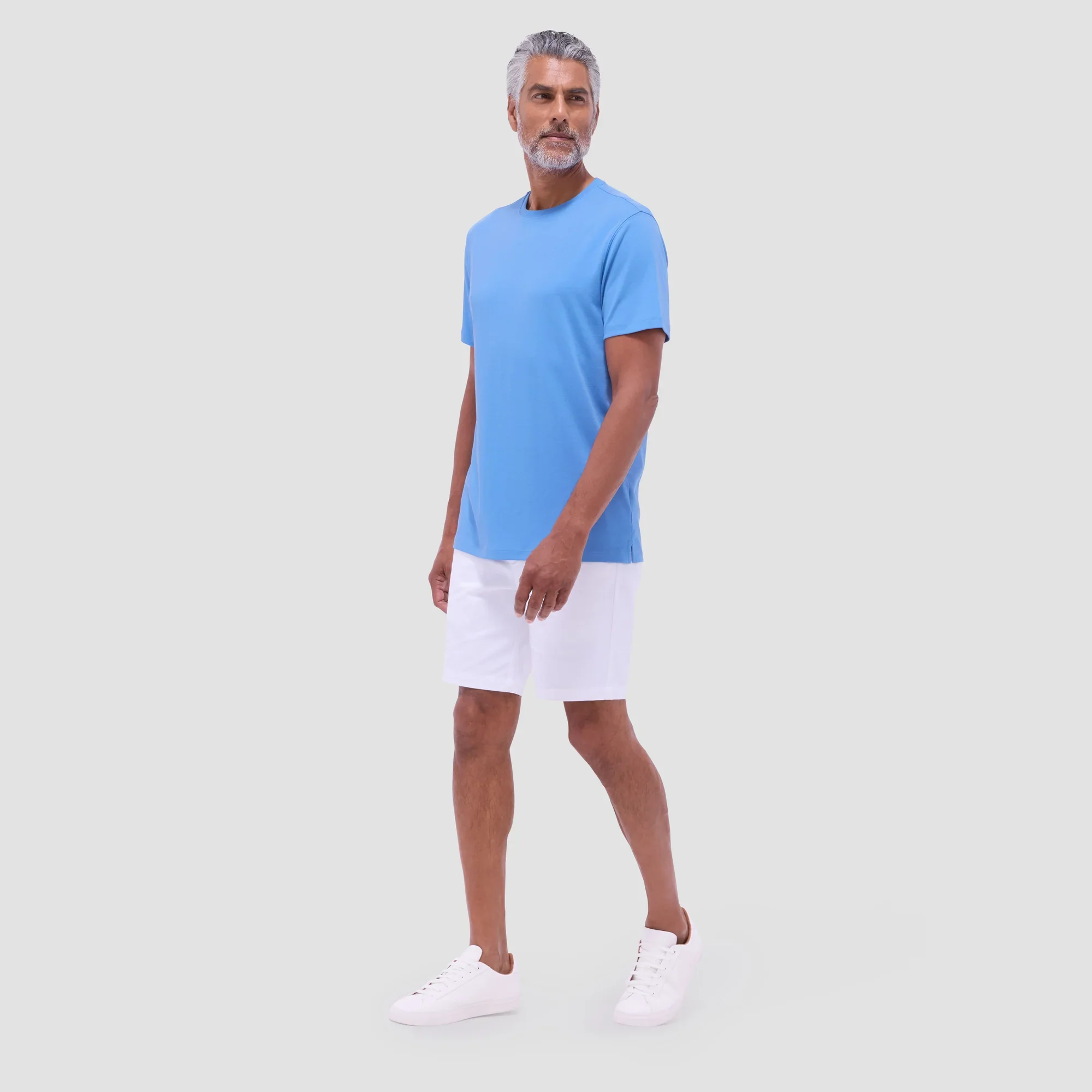 BUGATCHI - S/S HANK PIMA CREW NECK ISF1500F5 - Image 5