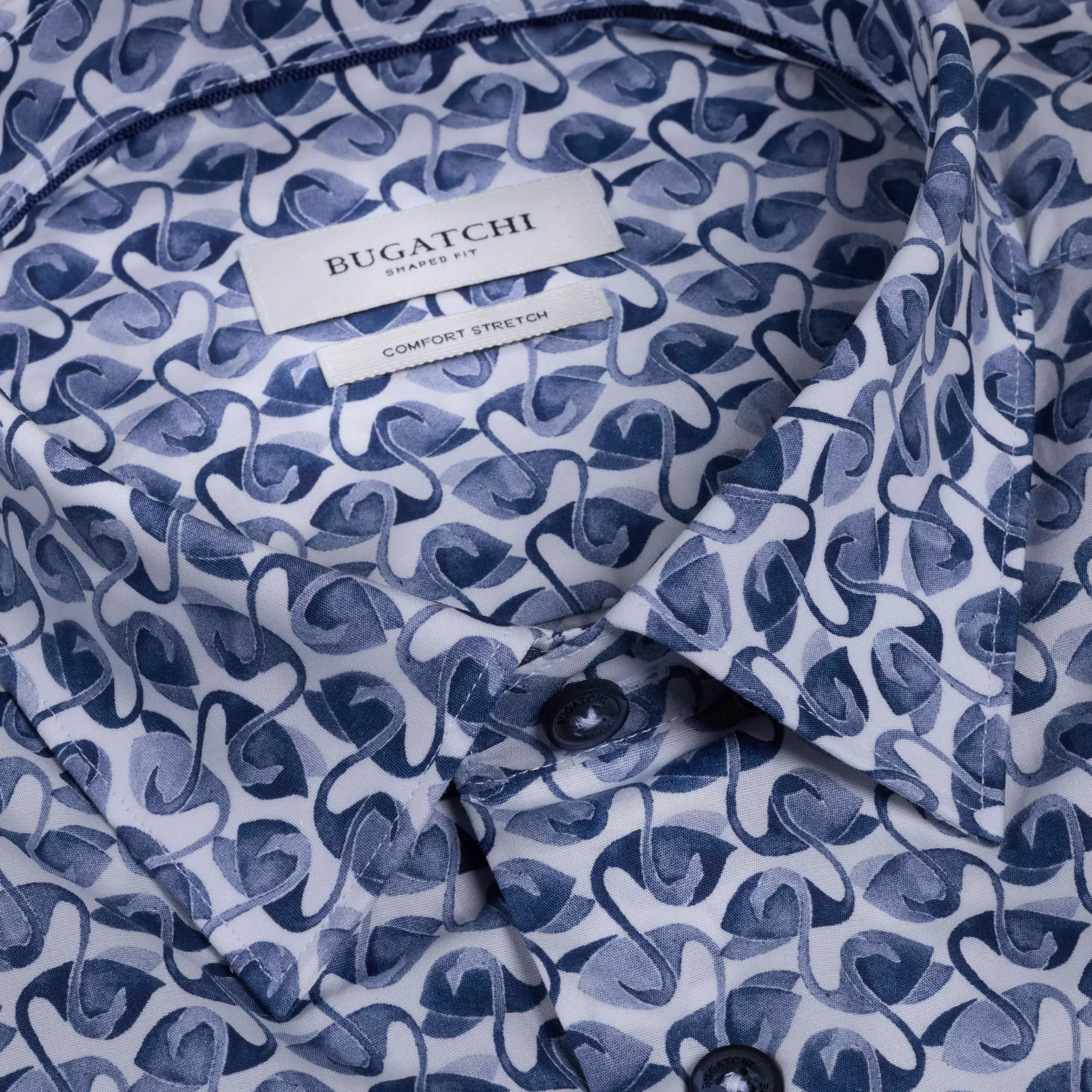 BUGATCHI - S/S ORSON WOVEN SHAPED JS3139S52S - Image 5