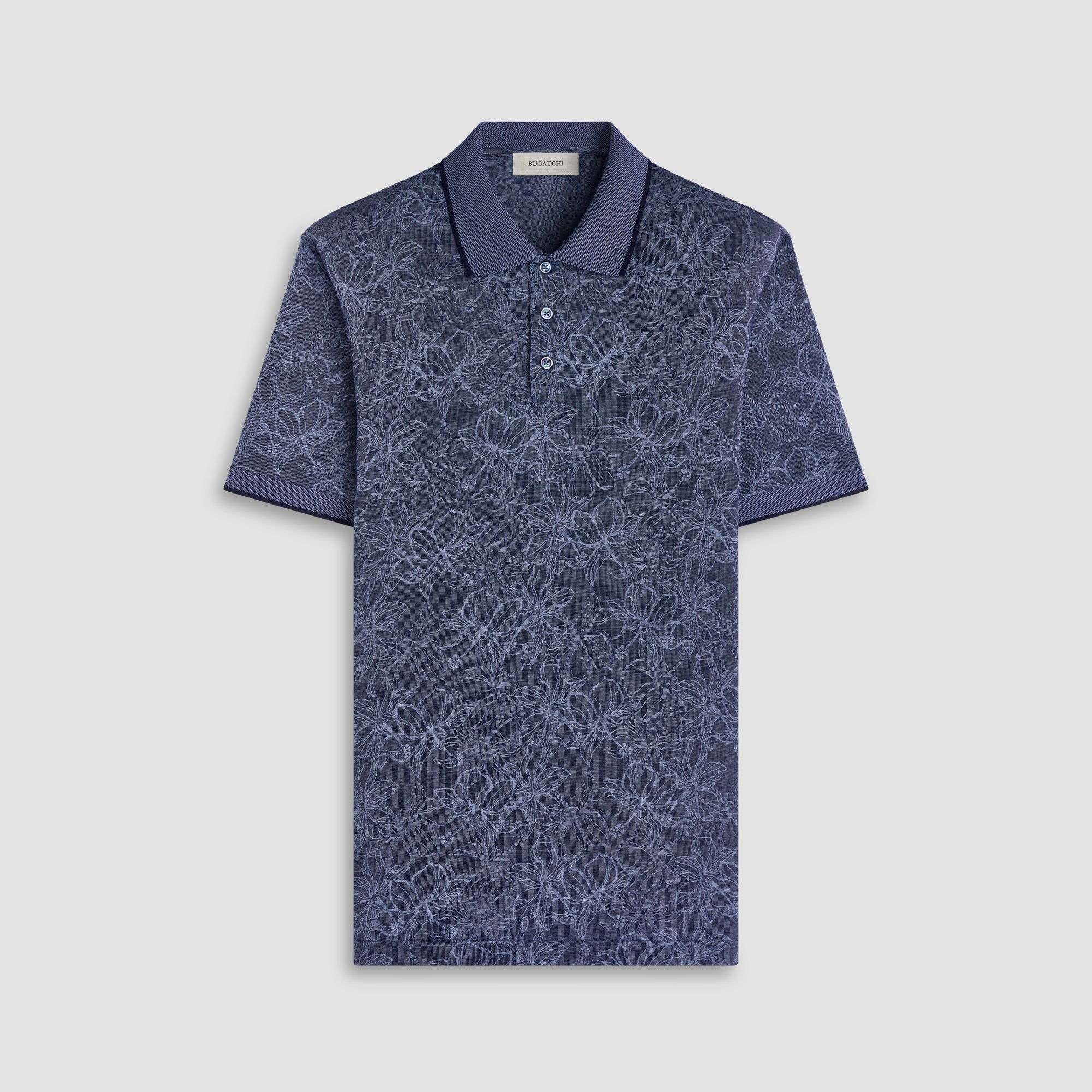 BUGATCHI - S/S THREE BUTTON POLO JF2007F17 - Image 7
