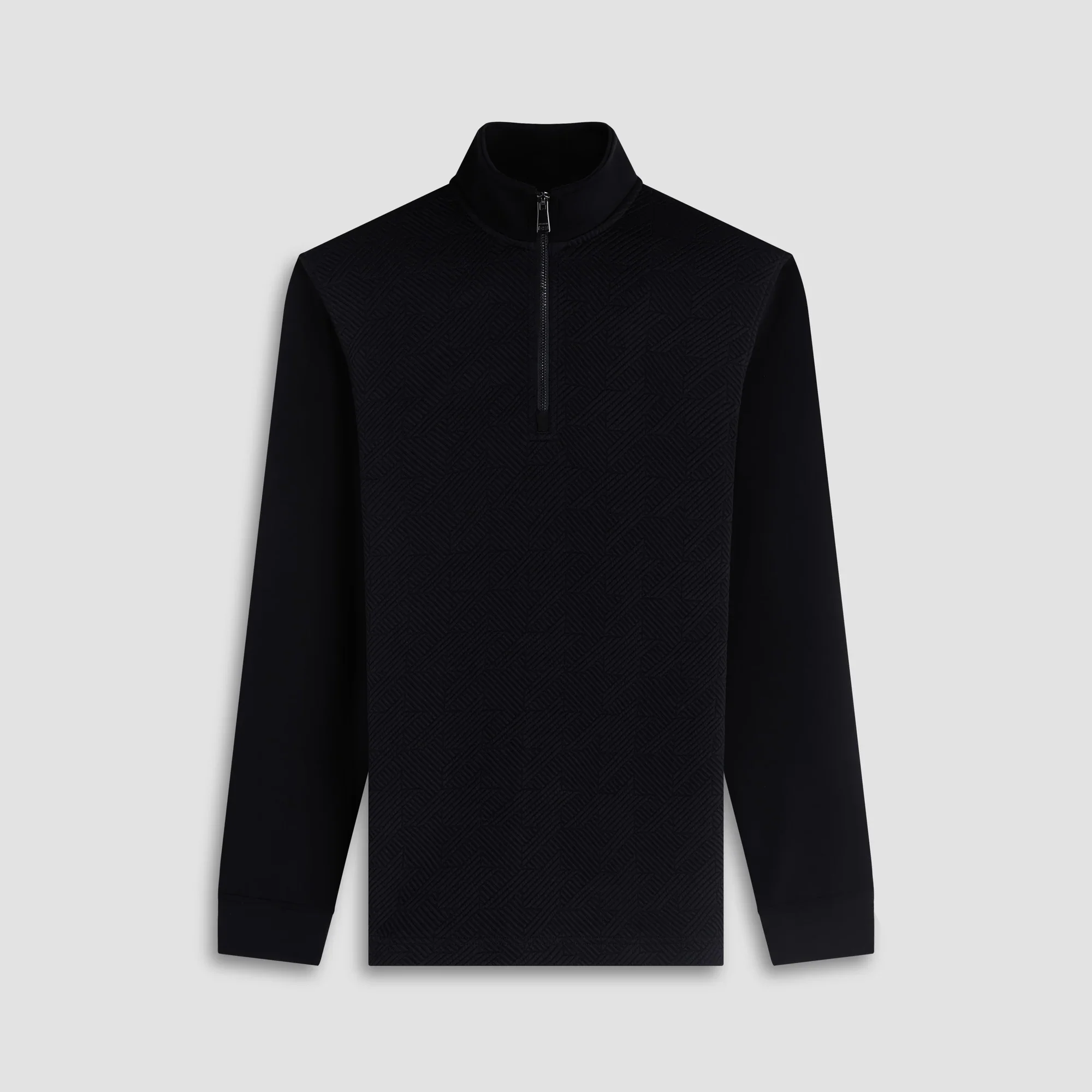 BUGATCHI - SOFT TOUCH 1/4 ZIP KNIT JF2420K44 - Image 2