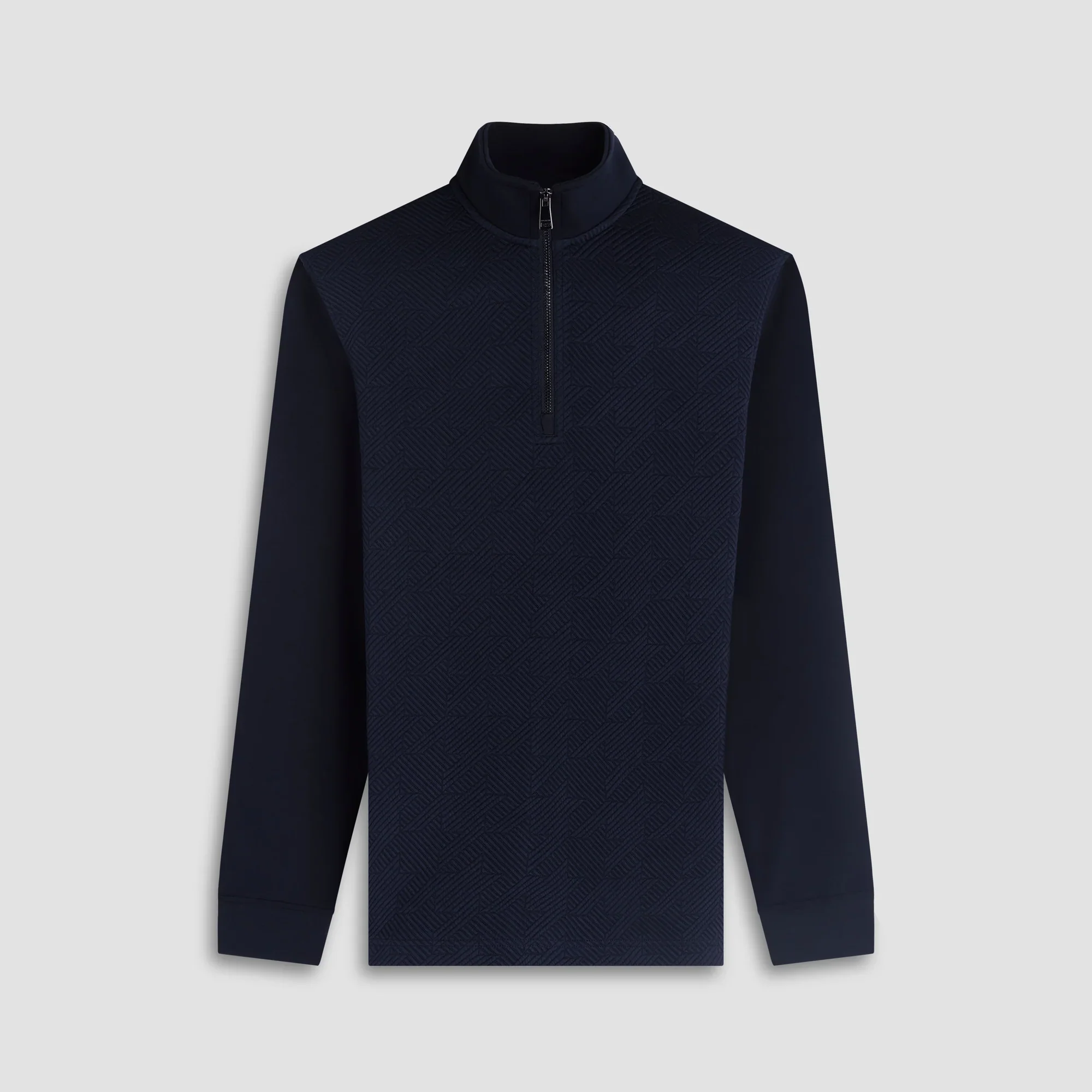 BUGATCHI - SOFT TOUCH 1/4 ZIP KNIT JF2420K44 - Image 3