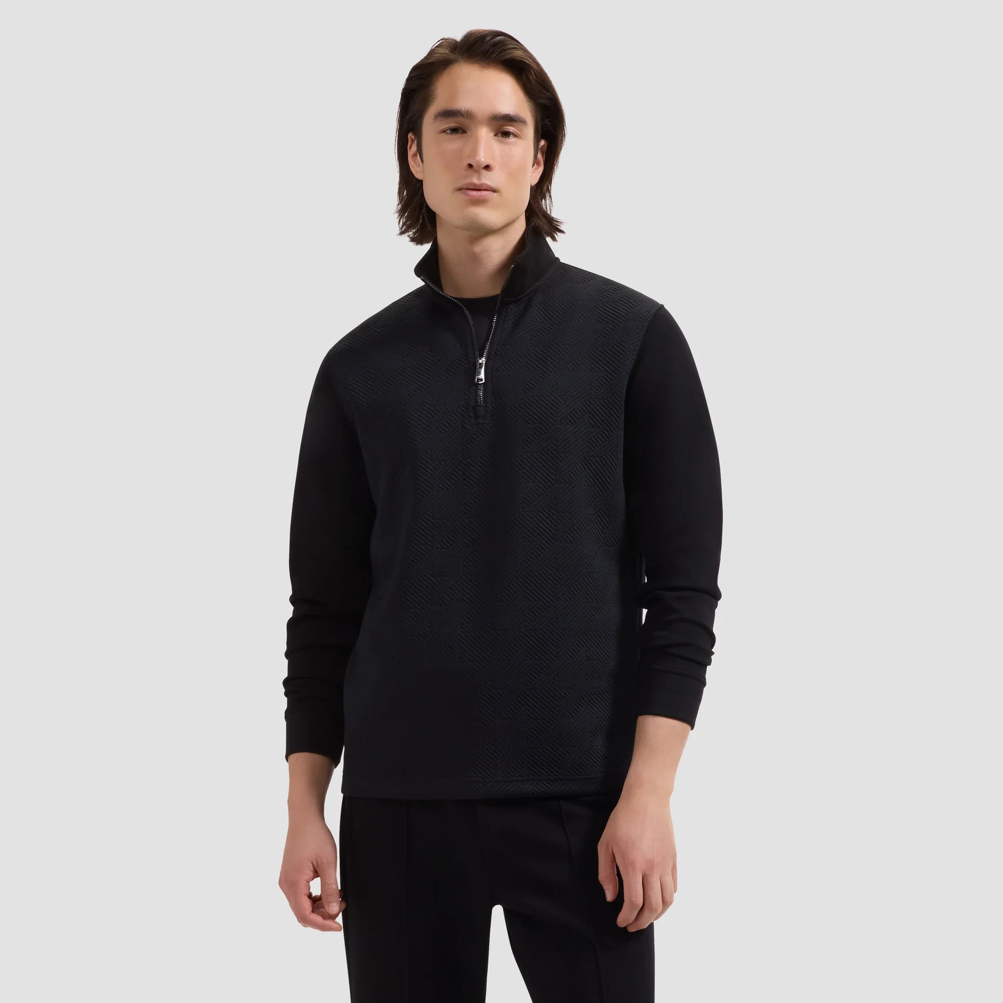 BUGATCHI - SOFT TOUCH 1/4 ZIP KNIT JF2420K44 - Image 6