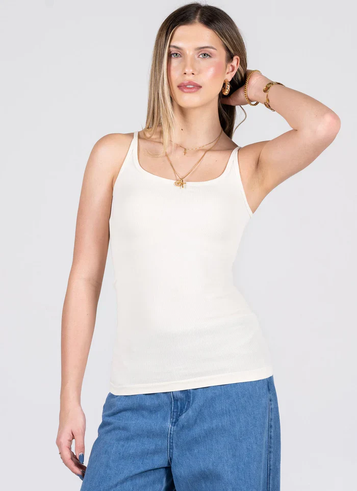 C'EST MOI - BAMBOO LOW CUT CAMI - Image 3
