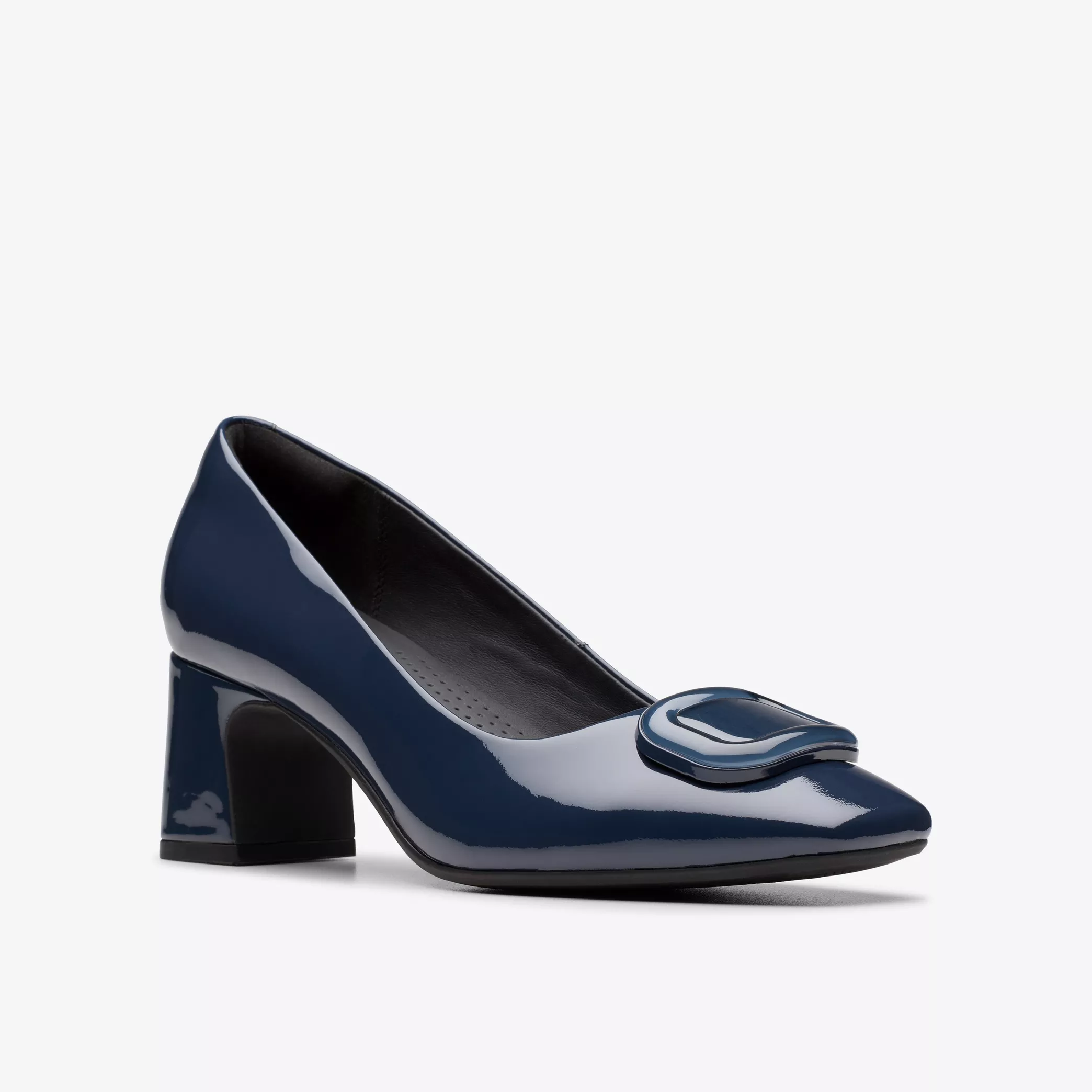 CLARKS - WOMEN'S FERNIE TRIM SHOE (Navy) - Image 2