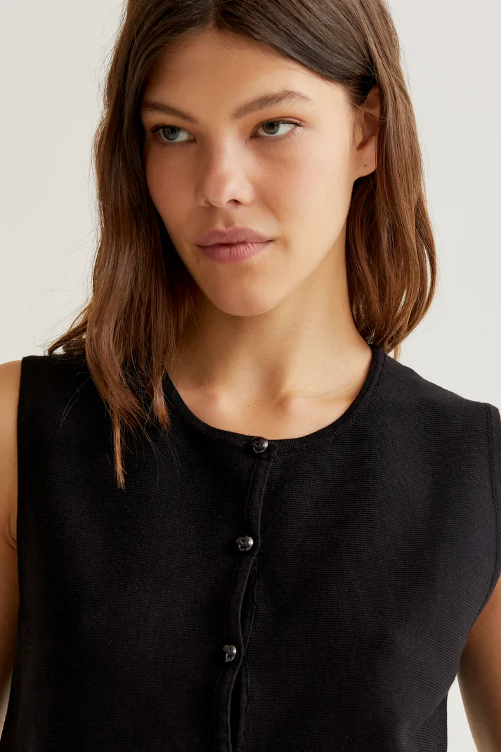 COMPANIA FANTASTICA - KNITTED VEST TOP - Image 3