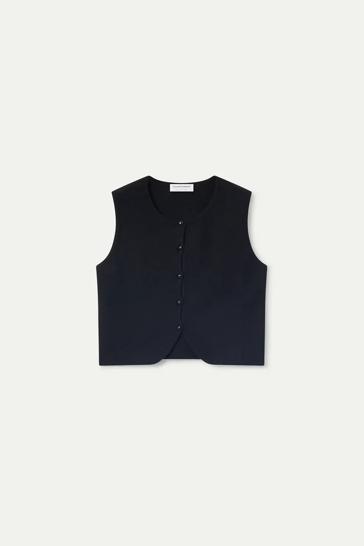 COMPANIA FANTASTICA - KNITTED VEST TOP - Image 5