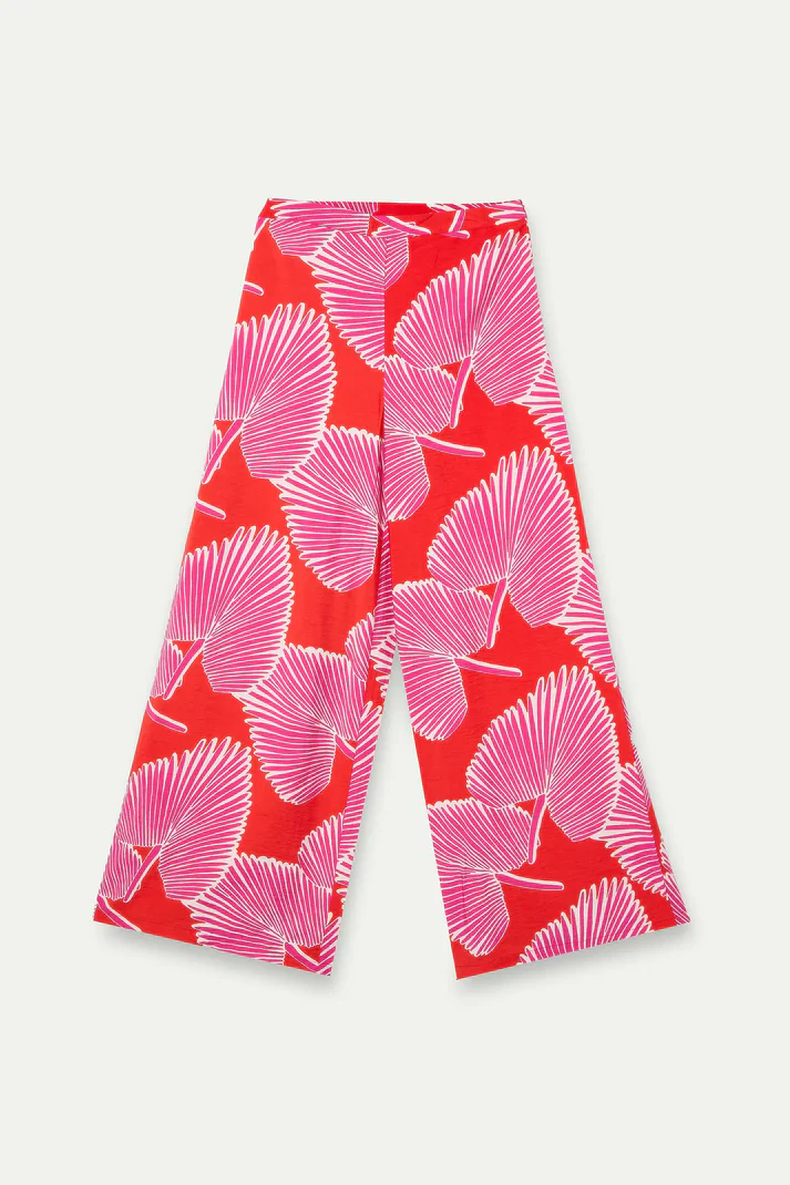 COMPANIA FANTASTICA - PALMITO PRINT TROUSERS - Image 5