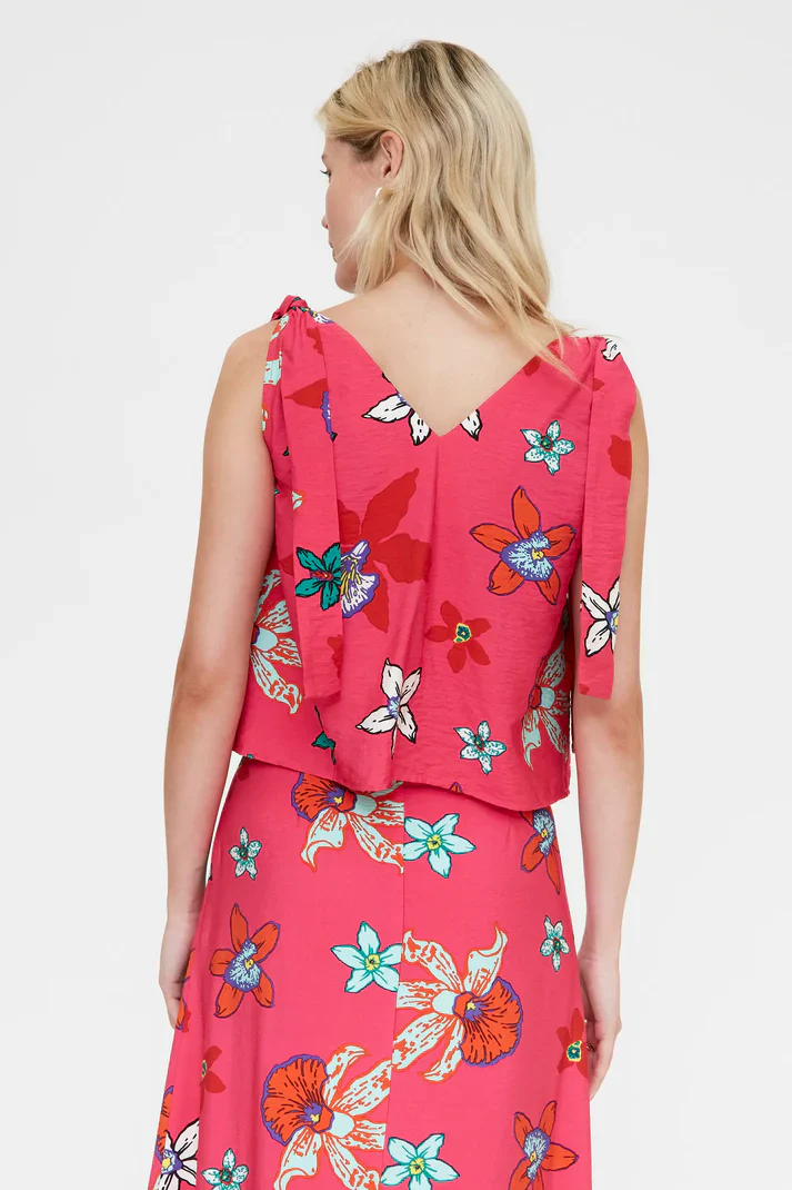 COMPANIA FANTASTICA - VANDA PRINT TOP - Image 4