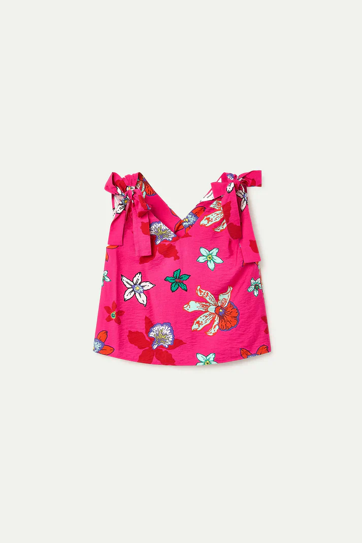 COMPANIA FANTASTICA - VANDA PRINT TOP - Image 5
