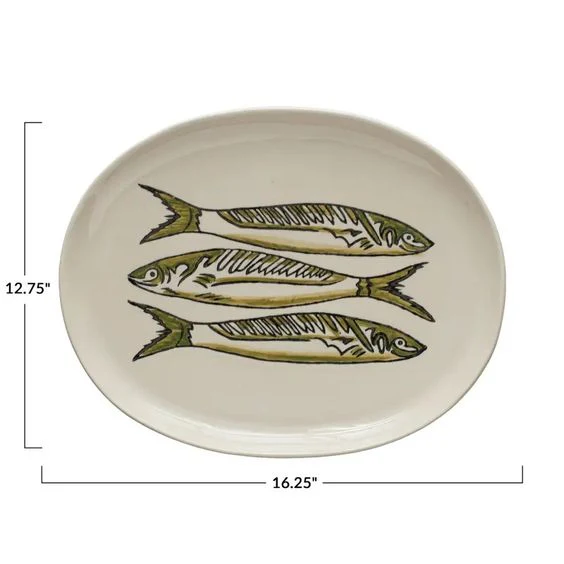 CREATIVE CO-OP- SARDINES PLATTER - Image 2