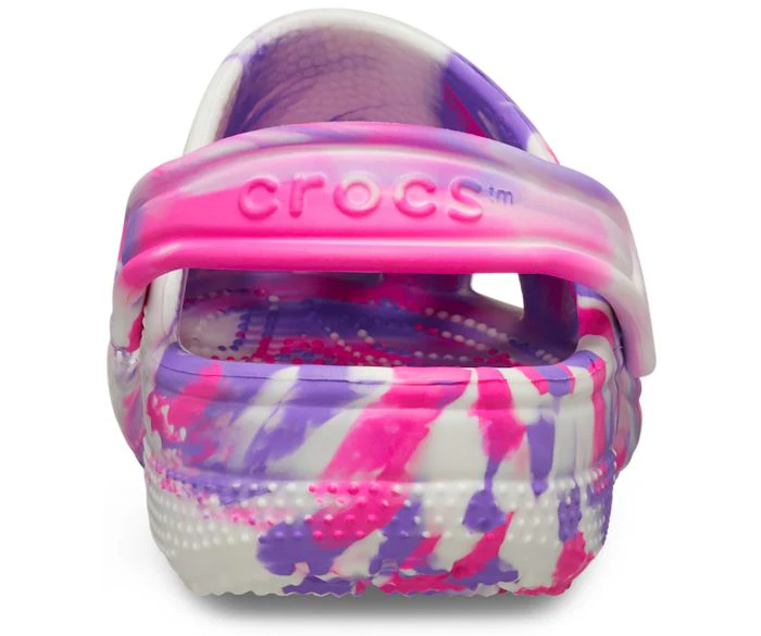 CROCS- KIDS CLASSIC GLOW-IN-THE-DARK MARBLED CLOG - Image 5