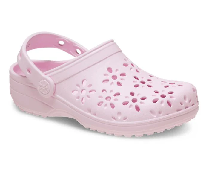 CROCS- KIDS FLORAL CUT-OUT CLOG - Image 2