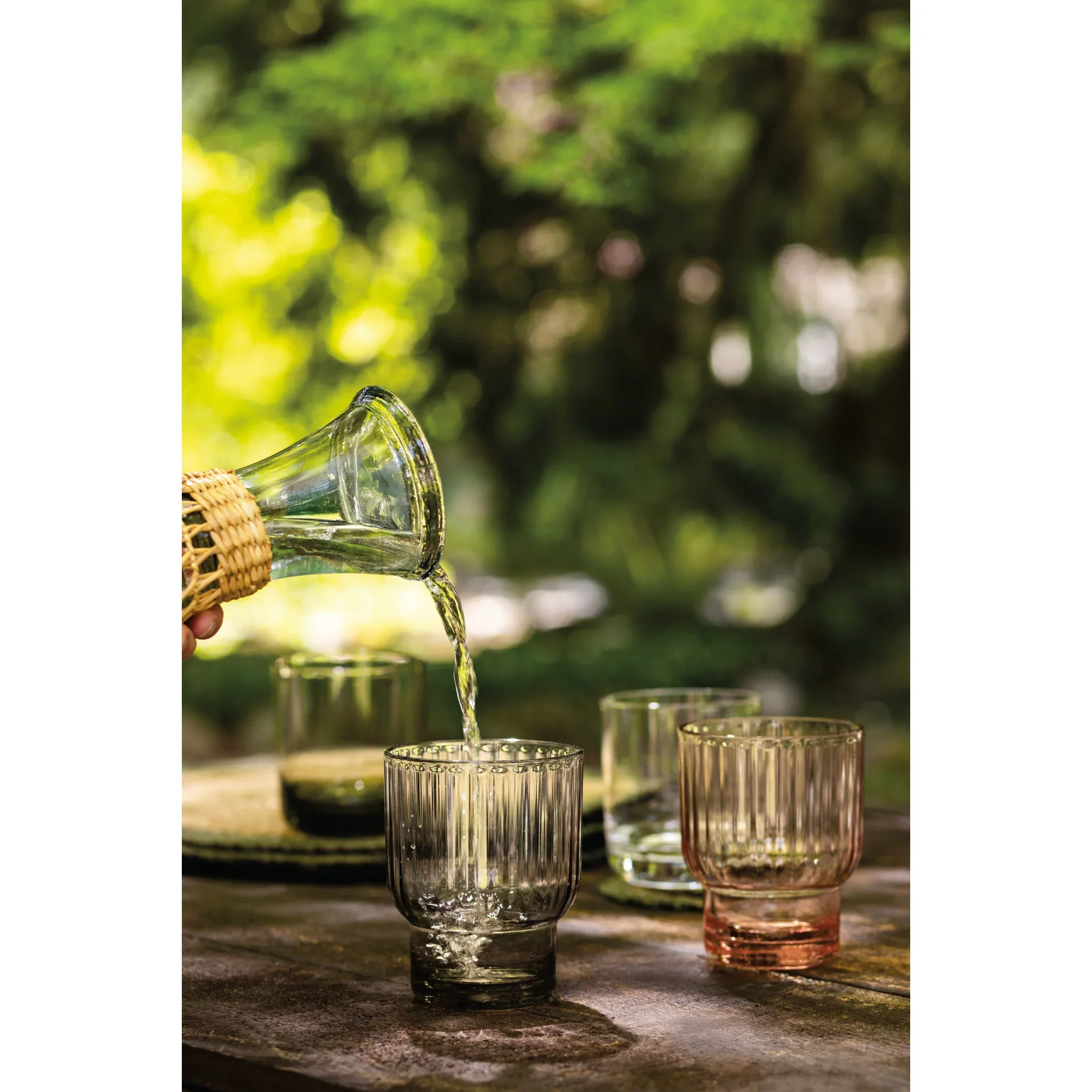DANICA - ACRYLIC DOF FLUTED OLIVE - Image 2