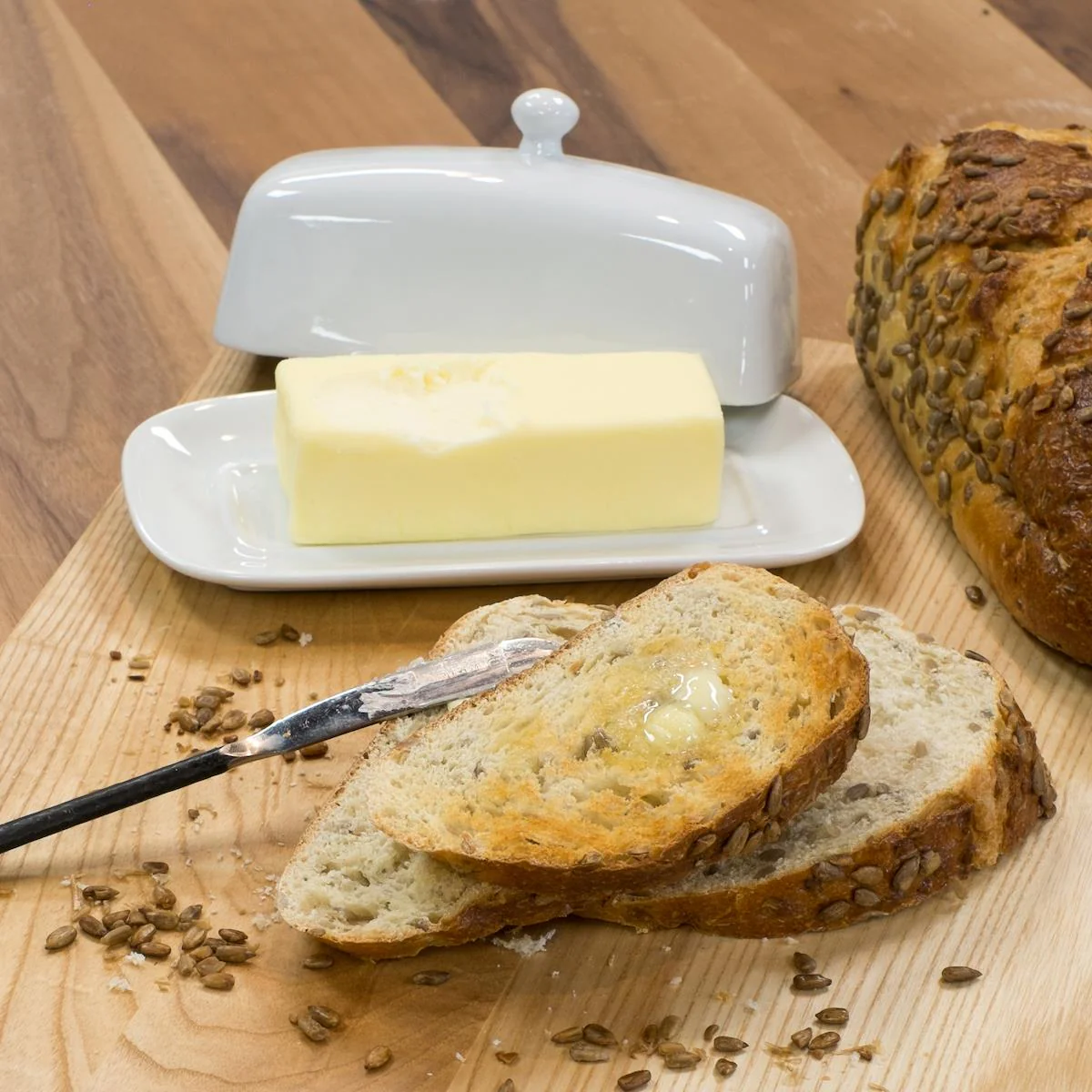 DANICA- Rectangular Butter Dish White - Image 5