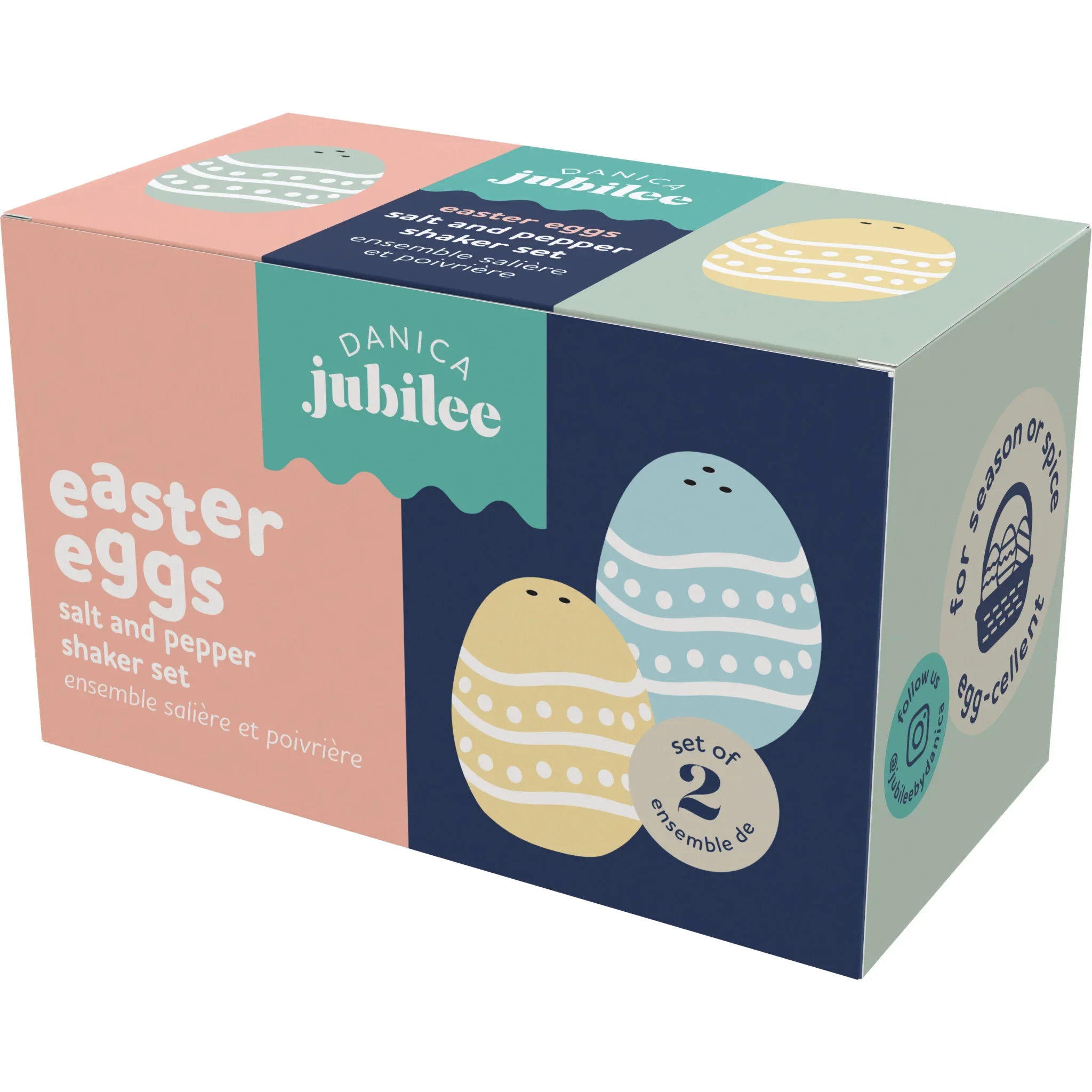 DANICA - SET/2 SALT/PEPPER EASTER EGGS - Image 2