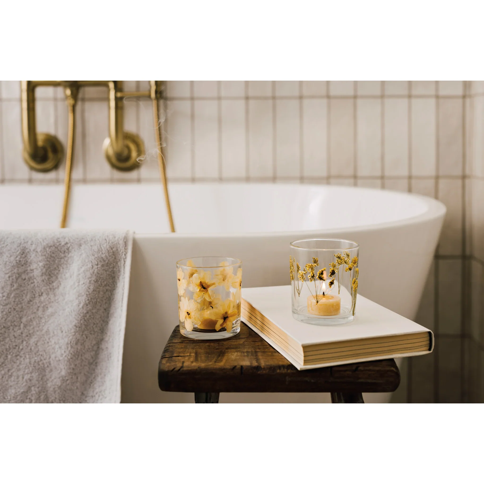 DANICA - TEALIGHT HOLDER GLASS STEM - Image 2