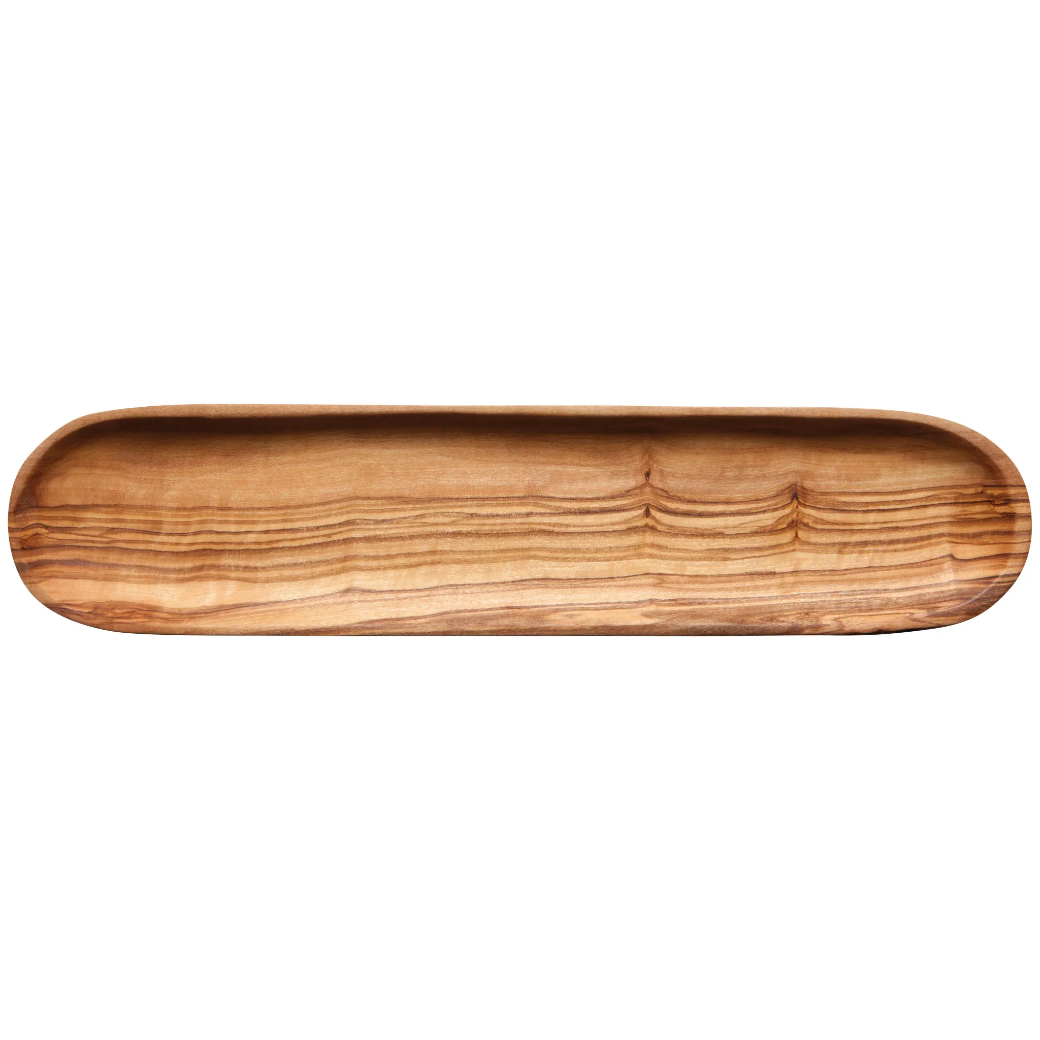 DANICA - TRAY OVAL OLIVE WOOD - Image 3