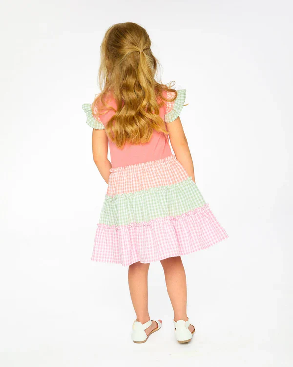 DEUX PAR DEUX - BI-MATERIAL DRESS - Image 2