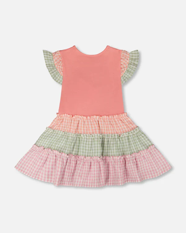 DEUX PAR DEUX - BI-MATERIAL DRESS - Image 3