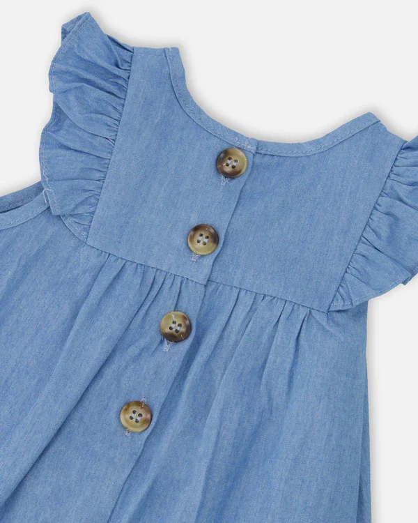 DEUX PAR DEUX - DENIM DRESS & BLOOMER SET - Image 5