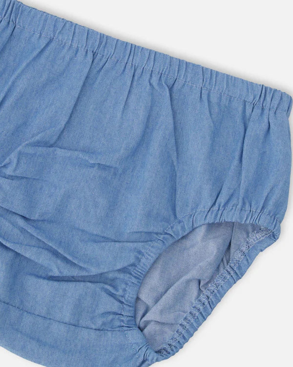 DEUX PAR DEUX - DENIM DRESS & BLOOMER SET - Image 6