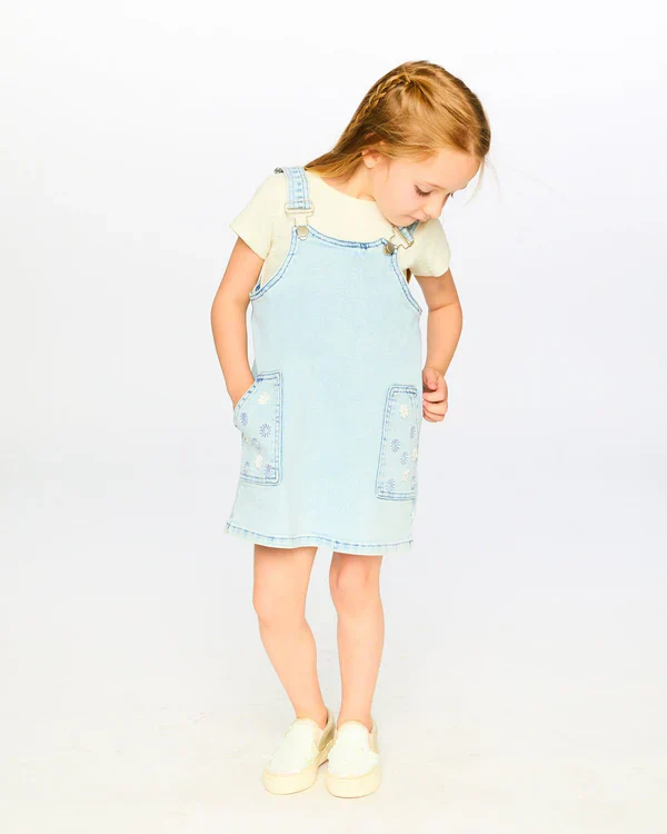 DEUX PAR DEUX - KIDS DENIM OVERALL DRESS - Image 2